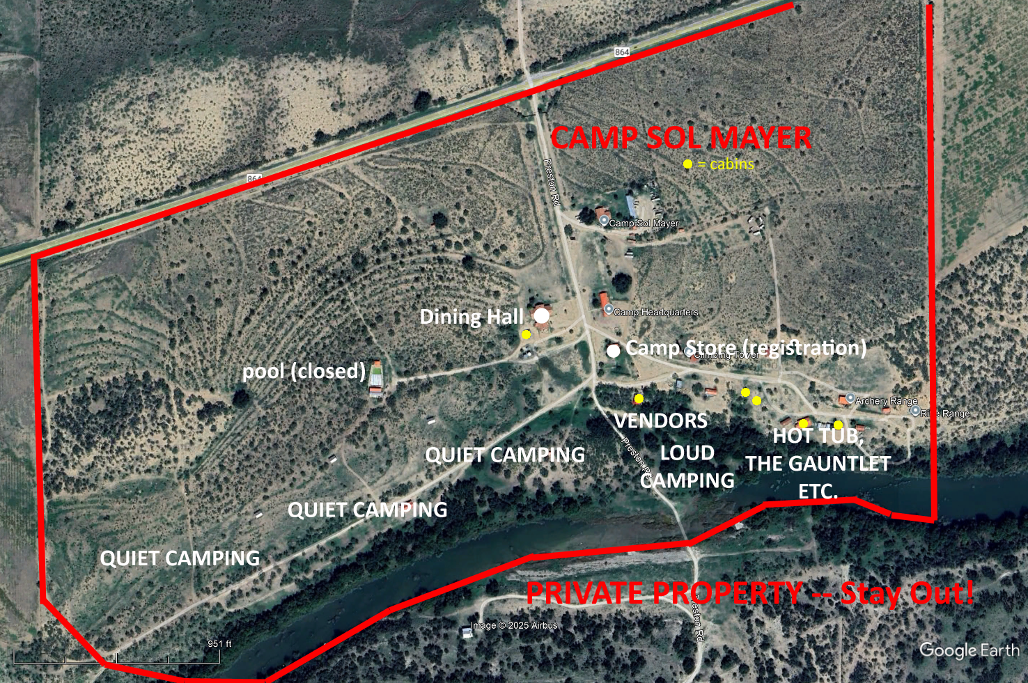 2025 TCR Site Map