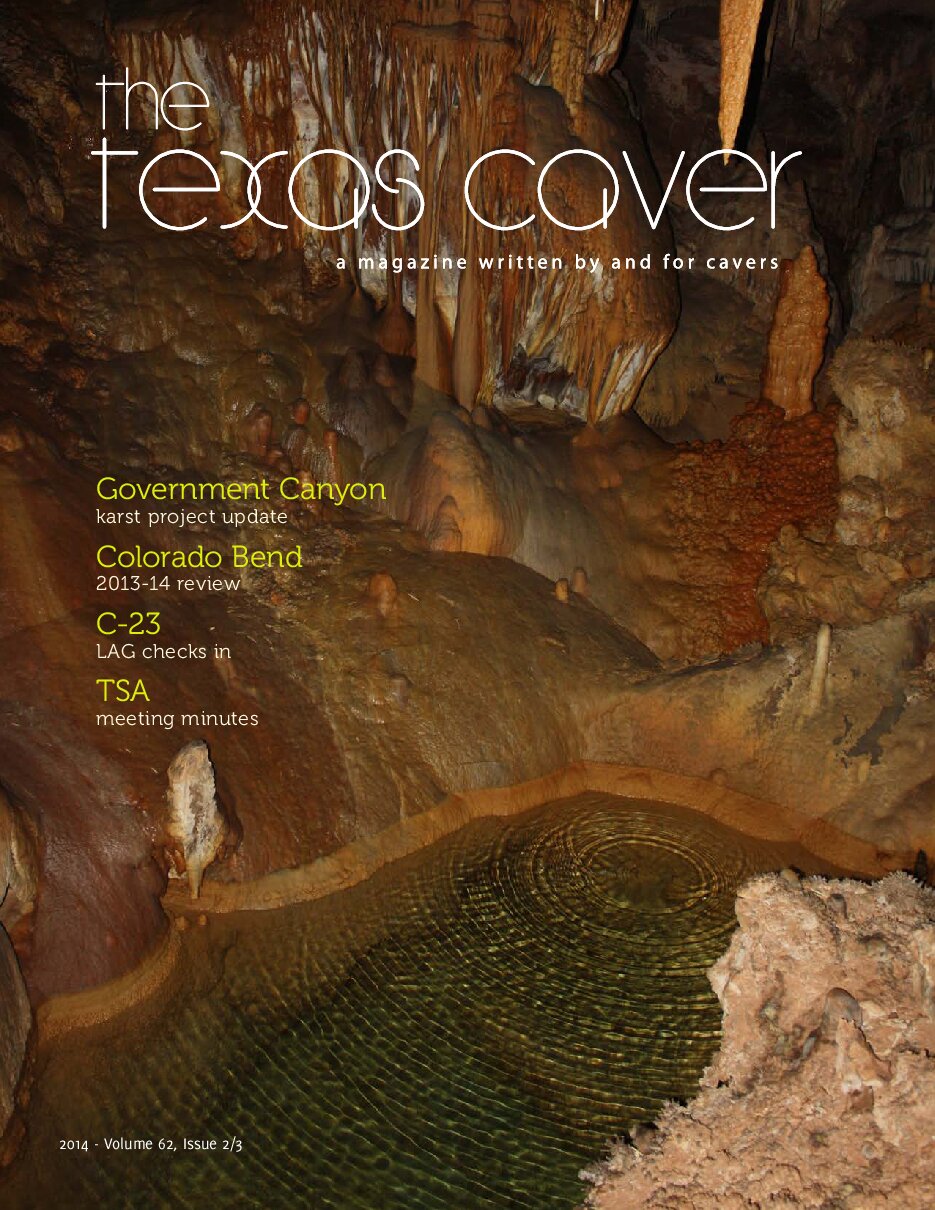 Cover of The Texas Caver, Q3 2014